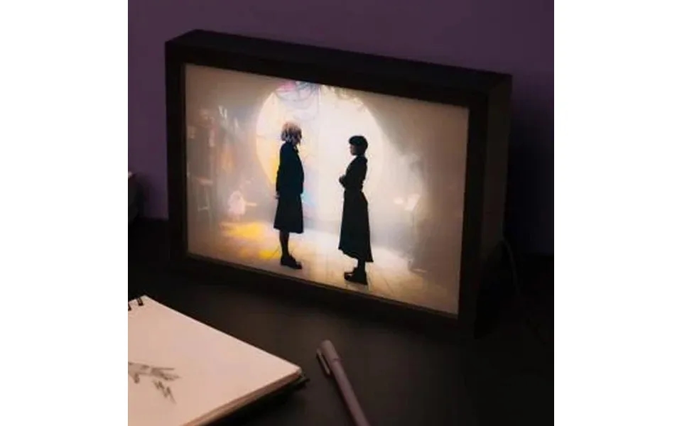 Wednesday & Enid Led Framed Print