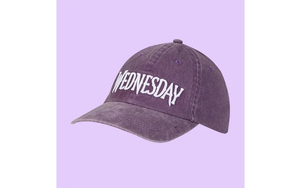 Wednesday Purple Logo Baseball Cap