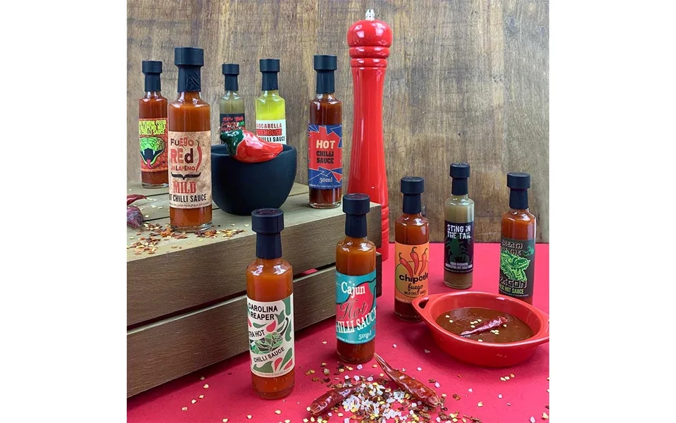 X Chilli Extreme Flavour Sauce Set Of 10