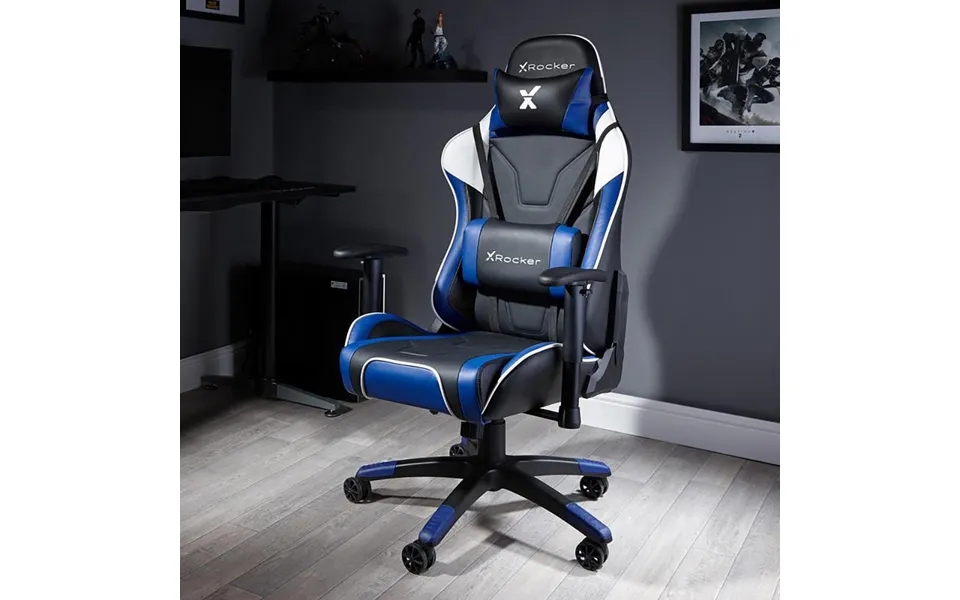 X Rocker Agility Esports Pc Office Chair - Blue