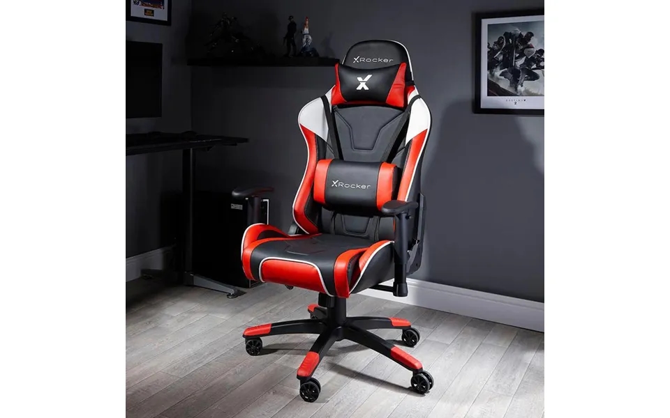 X Rocker Agility Esports Pc Office Chair Red