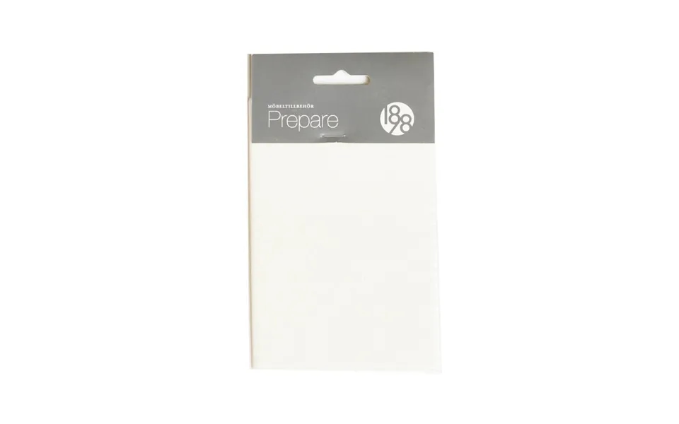 1898 Prepare Furniture Floor Protectors White - Self-adhesive Felt Piece 100x150 Mm