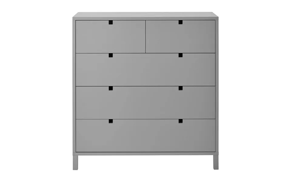 1898 Square Dresser 2 3 Drawers Grey
