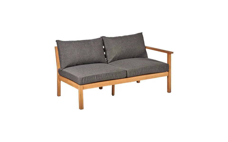 1898 Stockaryd Sofa Module 2-seater Left Teak Dark Grey