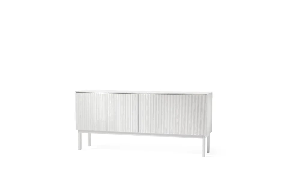 A2 Beam Side Table White Lacquer - White Stand