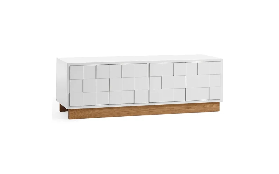 A2 Collect 2010 Media Bench Oak Legs