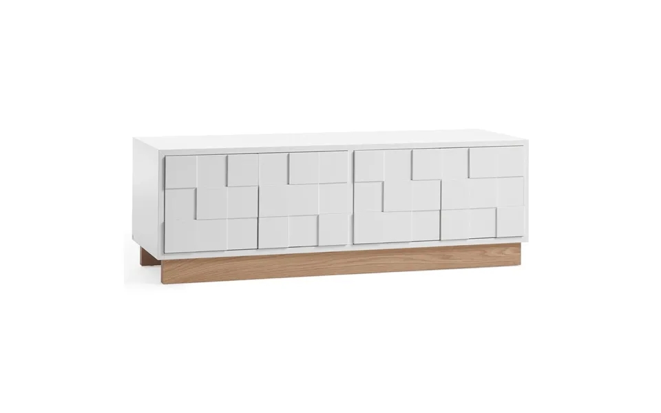 A2 Collect 2010 Media Bench White Oiled Oak