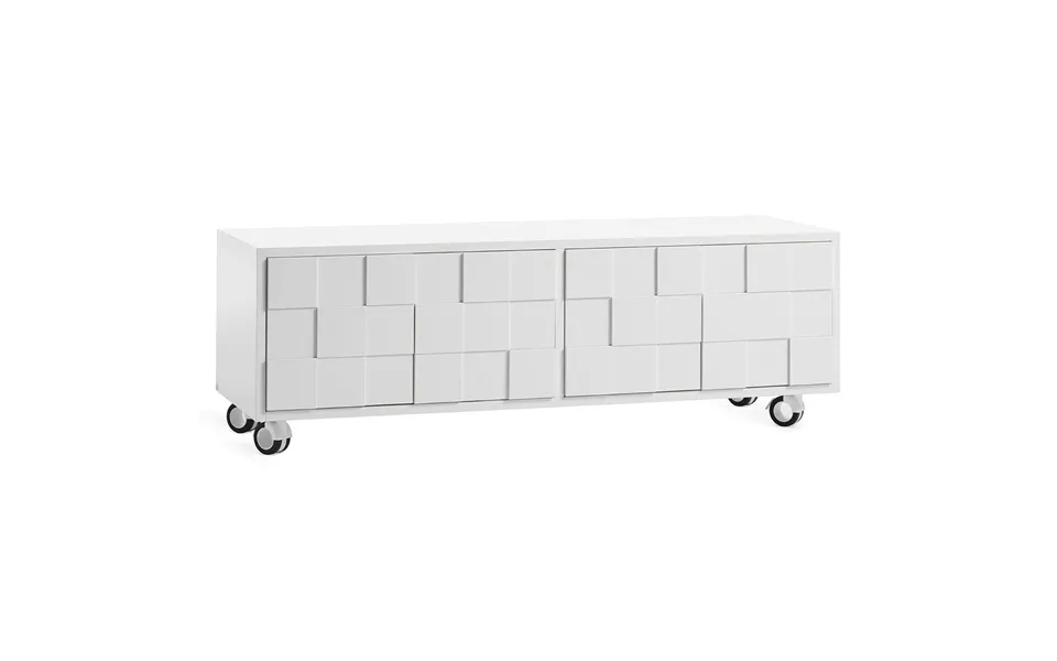 A2 Collect 2010 Media Bench With Hjul White