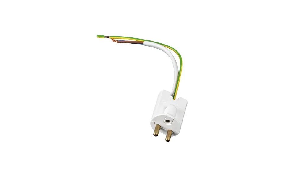 Airam Lamp Plug White - With Cable 14 Cm