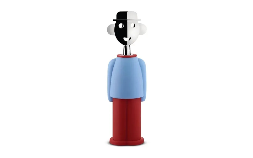 Alessi Alessandro M. Corkscrew Light Blue-red