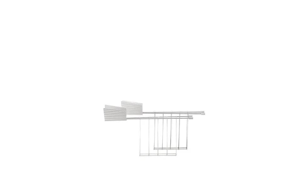 Alessi Pleated Accessories For 2-slice Toaster Gray