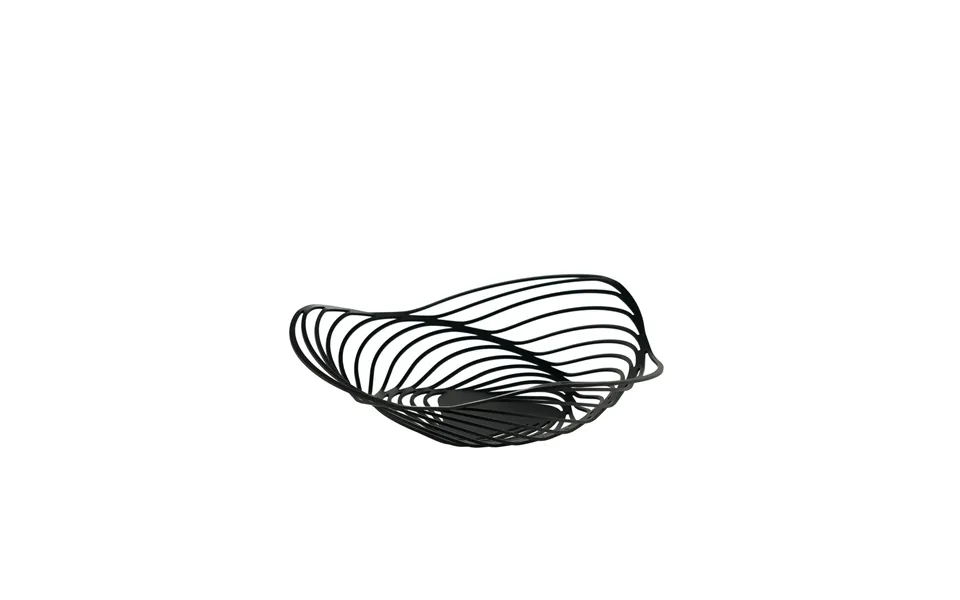 Alessi Trinity Fruit Basket 33 Cm Black