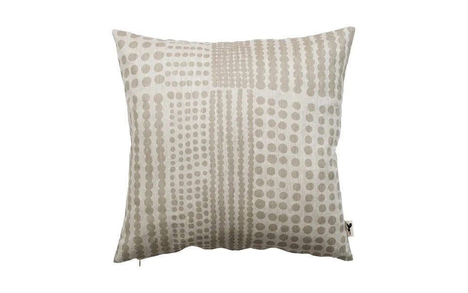 Almedahls Prickfabric Pillowcase 47x47 Cm Natural-taupe