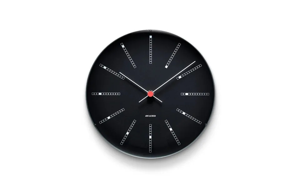 Arne Jacobsen Clocks Aj Bankers Clock Black Ø 29 Cm