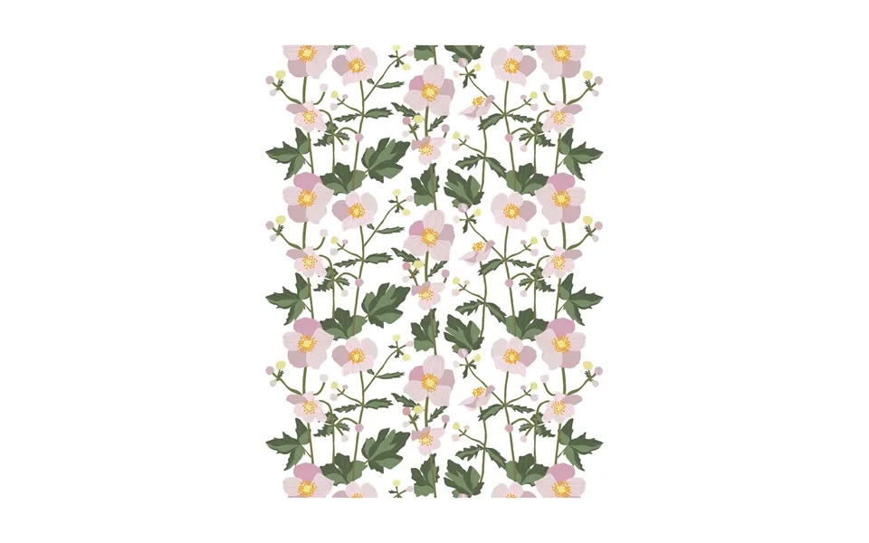 Arvidssons Textil Anemon Fabric Pink