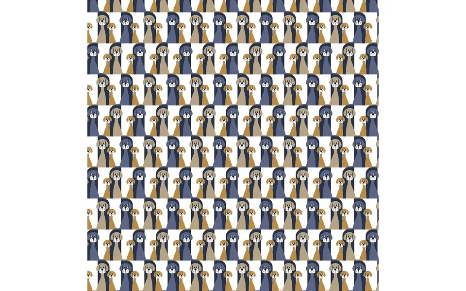 Arvidssons Textil Buster Fabric Blue-beige