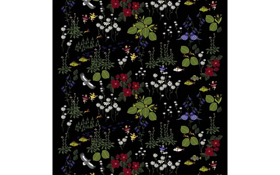 Arvidssons Textil Himlajorden Fabric Black