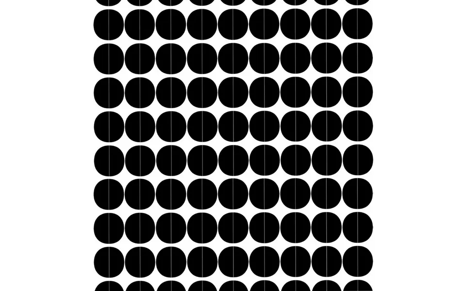Arvidssons Textil Lane Fabric Black Circles