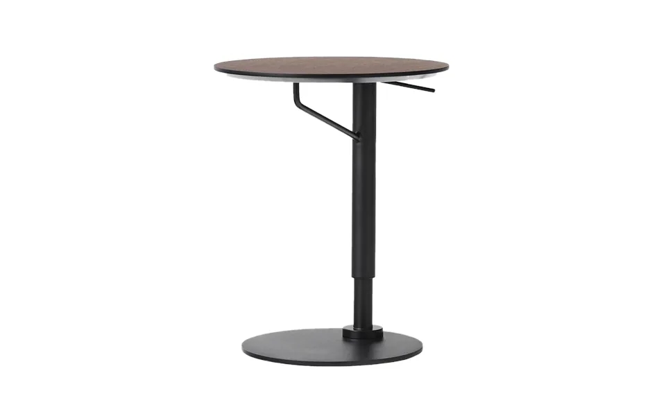 Audo Copenhagen Branch Side Table Ø45 Cm Dark Stained Oak