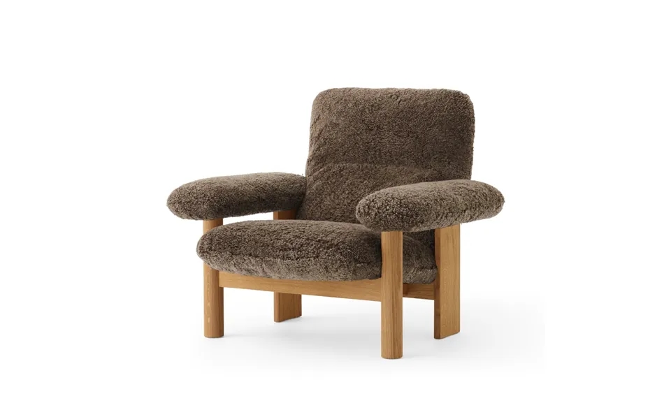 Audo Copenhagen Brasilia Armchair Oiled Oak-root Sheepskin