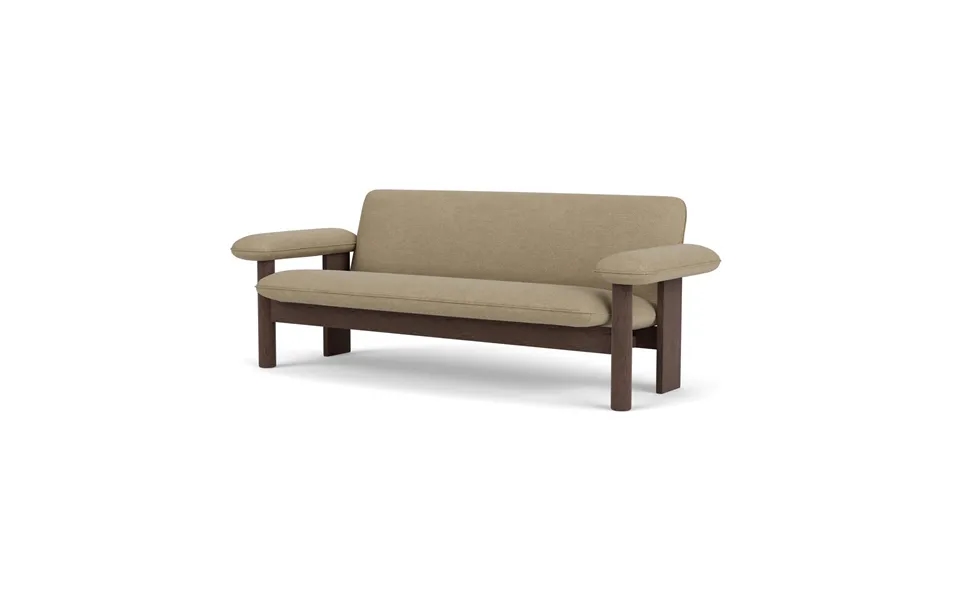 Audo Copenhagen Brasilia Sofa 2-seats Dark Oak-audo Bouclé 02