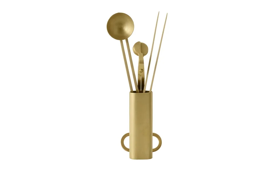 Audo Copenhagen Clip Care Kit Candle 4 Pieces Brass