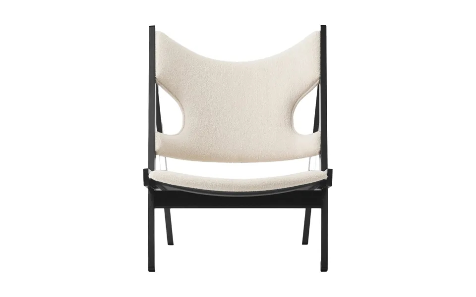 Audo Copenhagen Knitting Lounge Chair Barnum Bouclé 24-black Oak