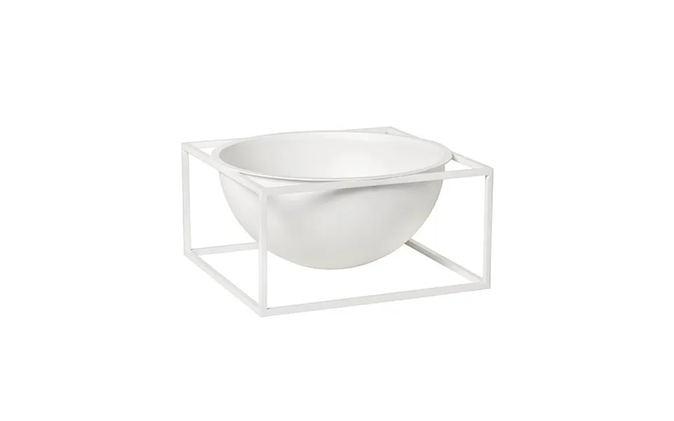 Audo Copenhagen Kubus Bowl Large Low White