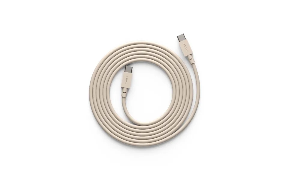 Avolt Cable 1 Usb-c To Usb-c Charging Cable 2 M Nomad Sand