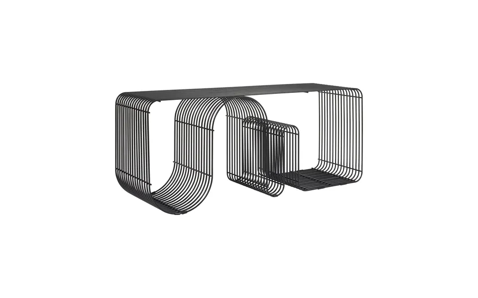 Aytm Curva Seating Bench 100 Cm Black