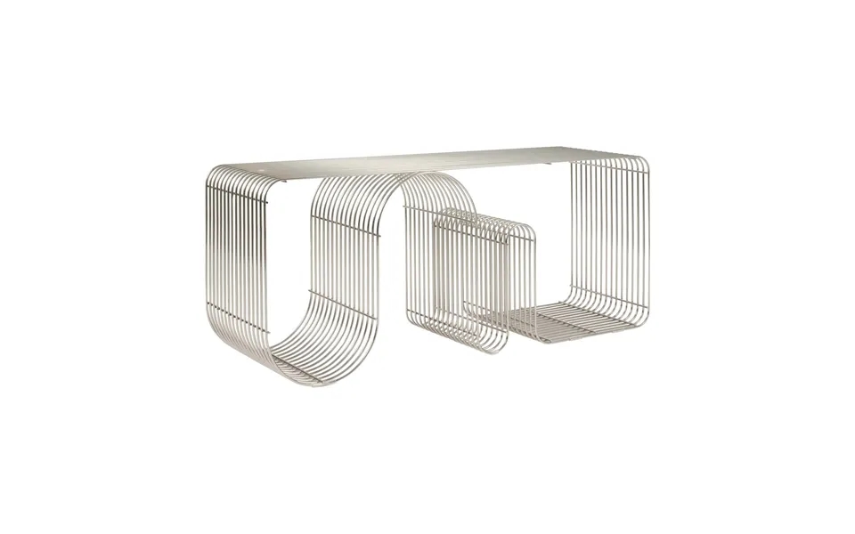 Aytm Curva Seating Bench 100 Cm Silver