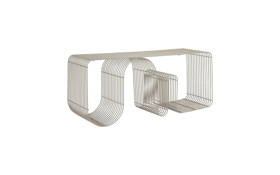 Aytm Curva Seating Bench 100 Cm Taupe