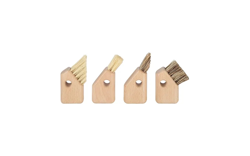 Blomus Aves Kitchen Brush 4 Piece Set Nature