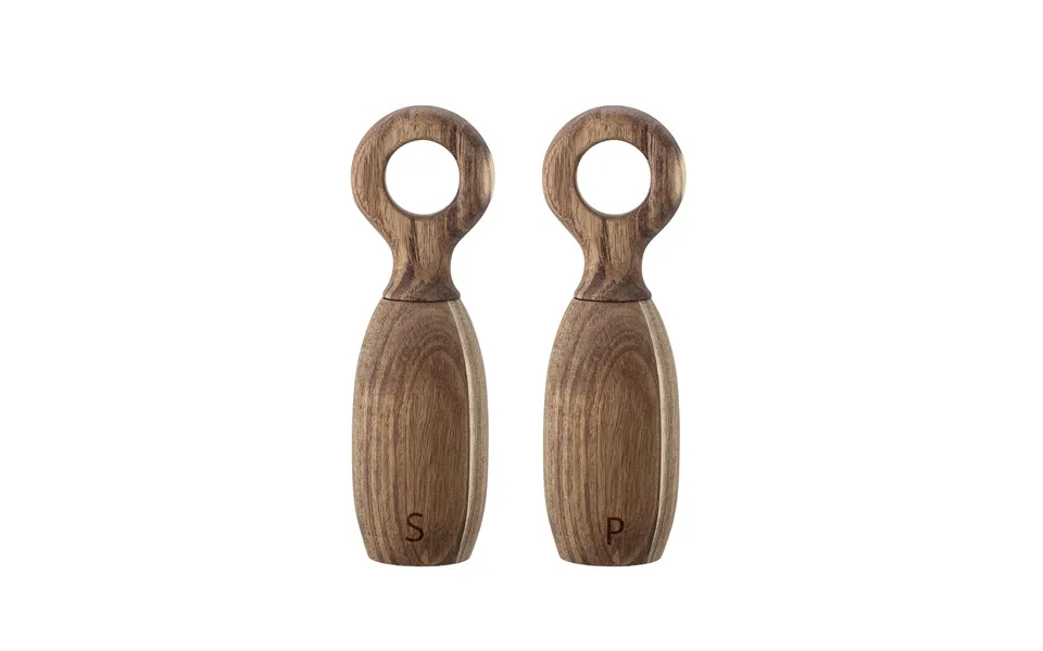 Bloomingville Bloomingville Salt And Pepper Shaker Wooden 21 Cm