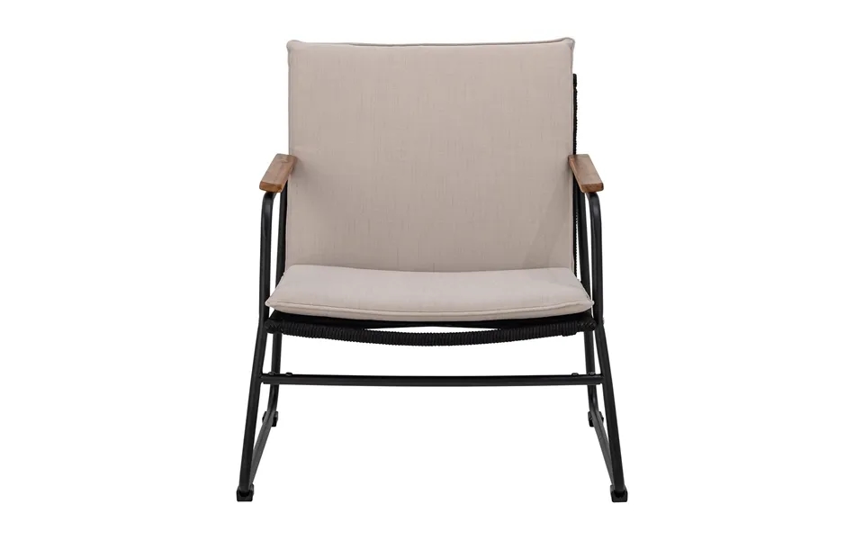 Bloomingville Hampton Lounge Chair 68x71x76 Cm Black-beige