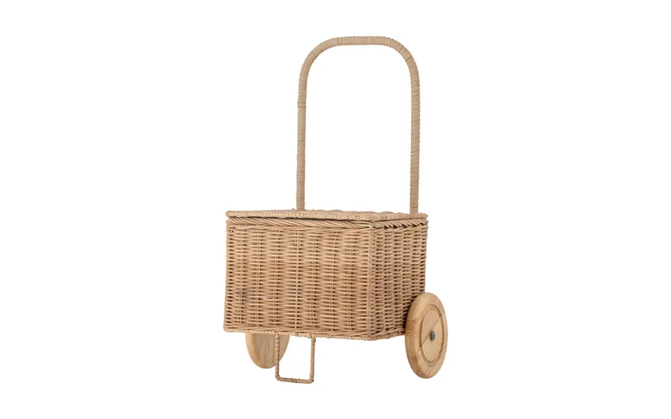 Bloomingville Penny Trolley Shopping Cart Brown