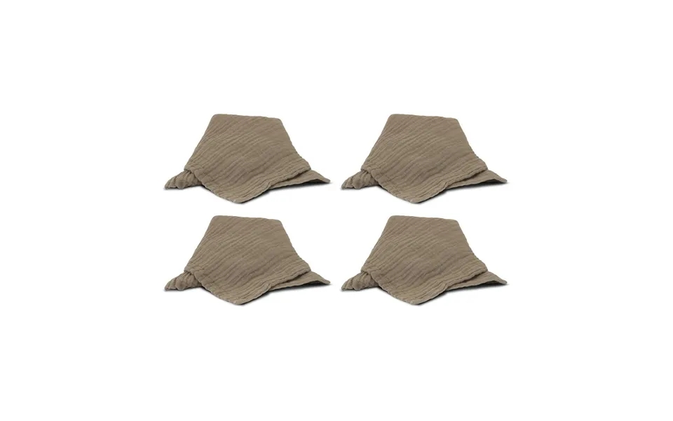 Boel & Jan Astrid Napkin 40x40 Cm 4-pack Brown