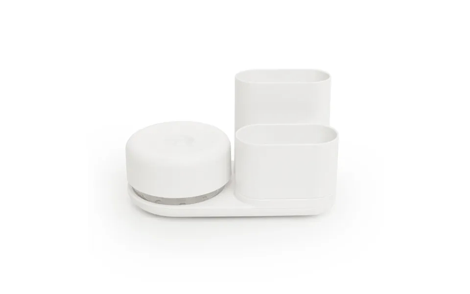 Bosign Dishwashing Liquid Pump With Storage Rack Large White