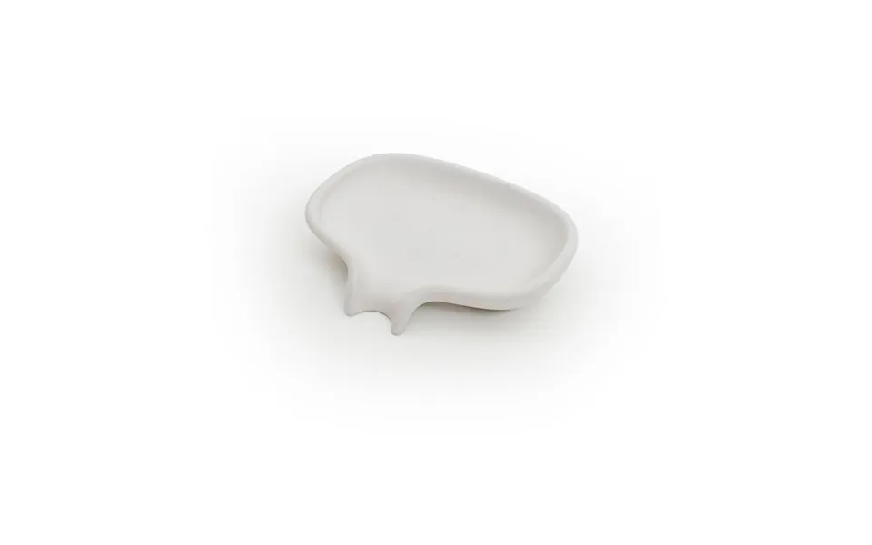 Bosign Soap Saver Flow Soap Dish With Drainage Spout Concrete White