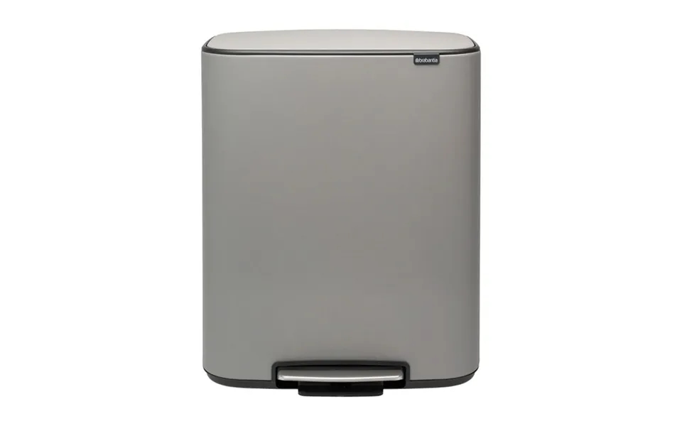 Brabantia Bo Pedal Bin 60 L Mineral Concrete Grey