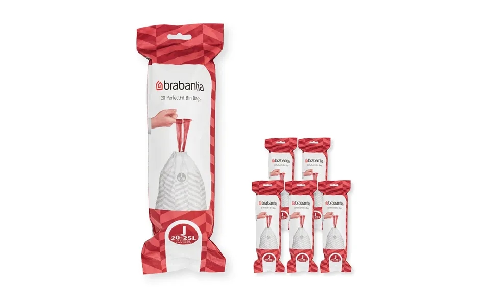 Brabantia Brabantia Perfectfit Bin Bags 120 Bags Model J. 20-25 L