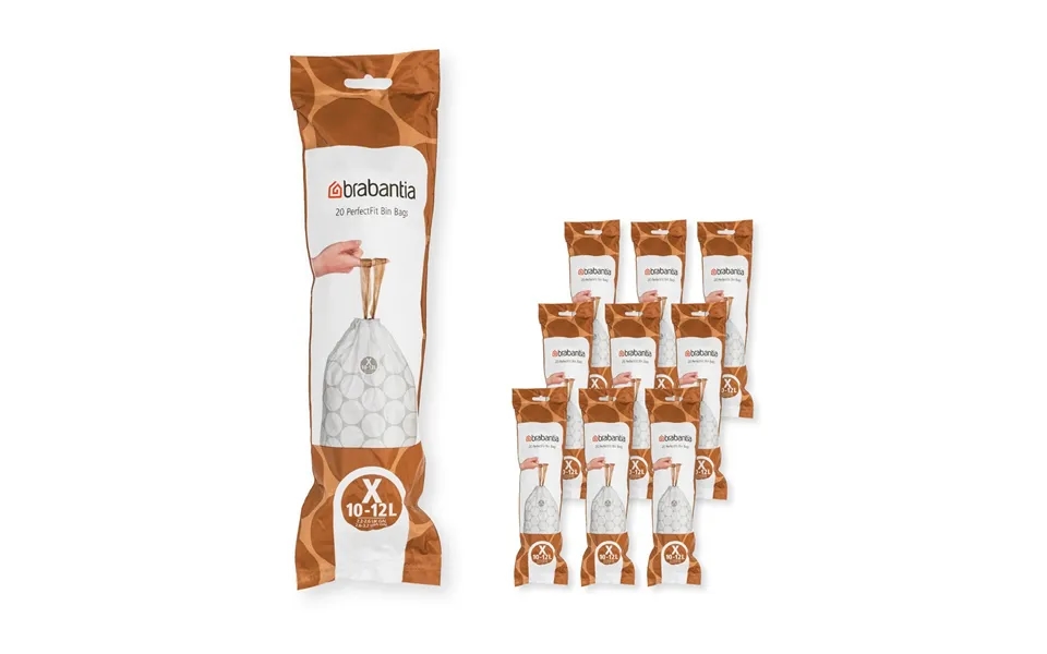 Brabantia Brabantia Perfectfit Bin Bags 200 Bags Model X. 10-12 L