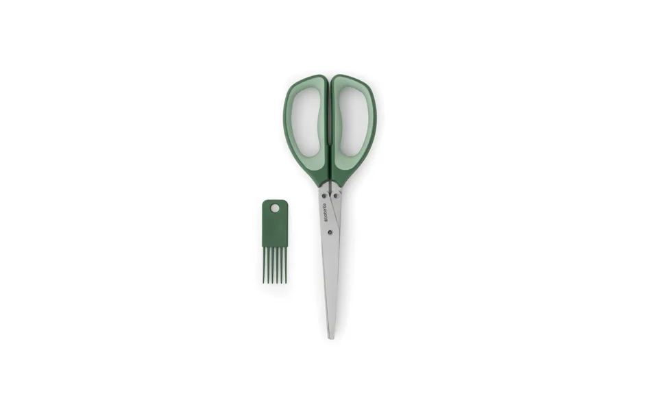 Brabantia Tasty Herb Scissors With Cleaning Comb Green