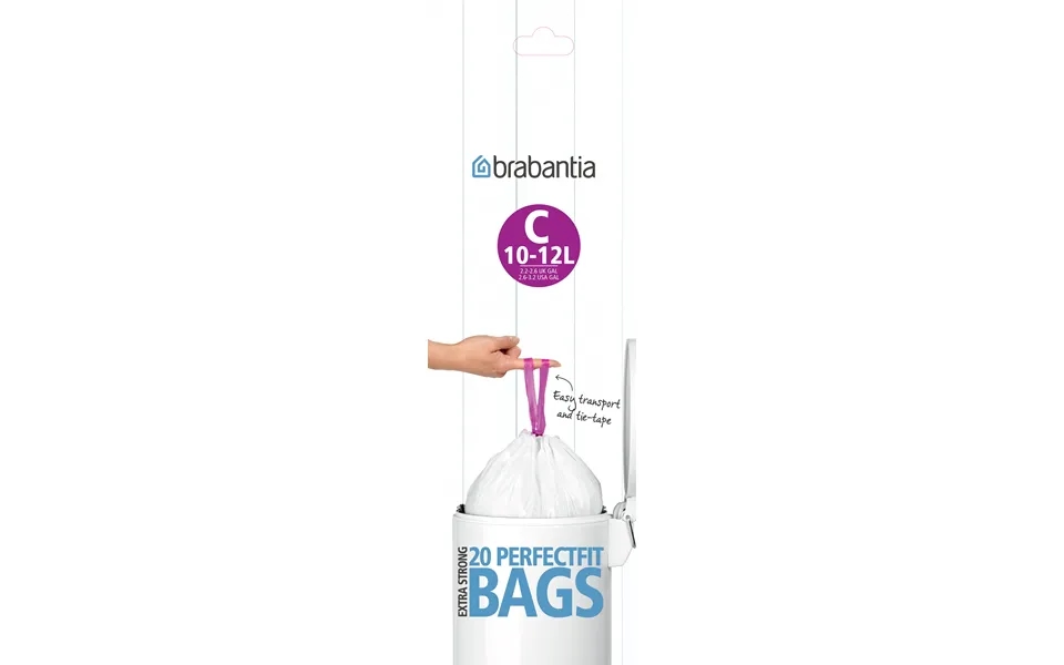 Brabantia Waste Bags C - 10-12 L 20 Bags Roll 10-12 L