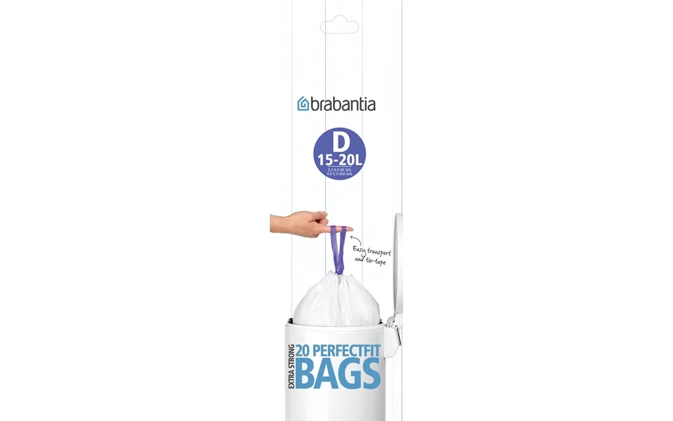 Brabantia Waste Bags D 15 L 20 Bags Roll 15 L