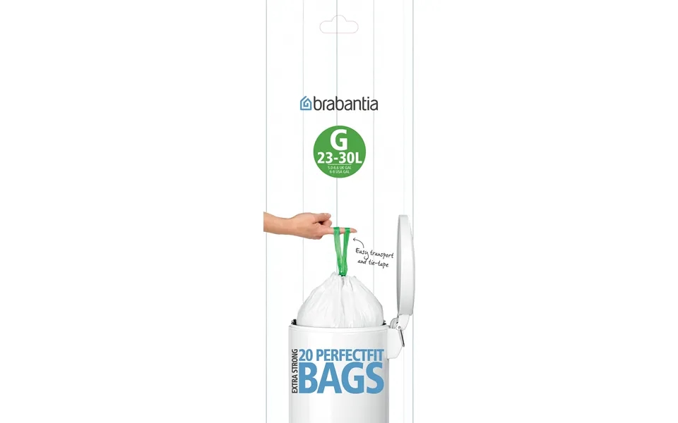 Brabantia Waste Bags G For Bins Of 23-30 Liters 20 Bags Roll 23-30 L