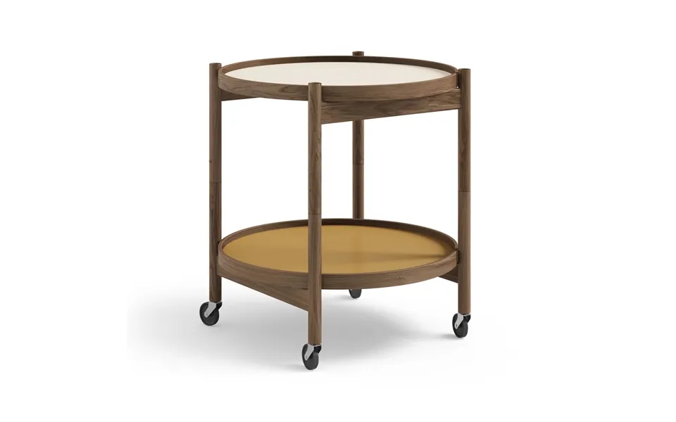 Brdr. Krüger Bølling Tray Table Model 50 Sunny - Smoke Oiled Oak Stand