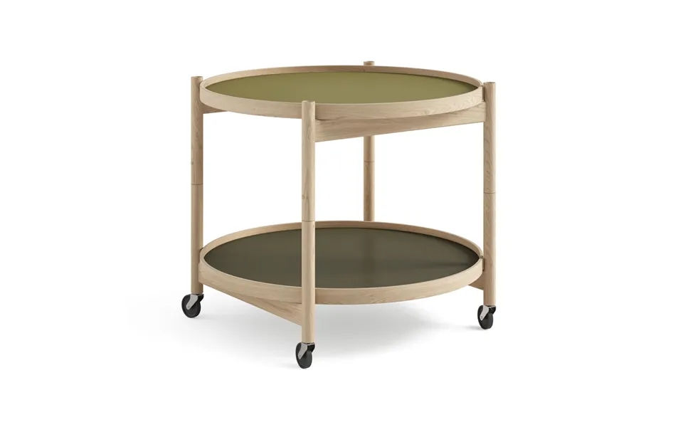 Brdr. Krüger Bølling Tray Table Model 60 Leaf - Untreated Oak Stand