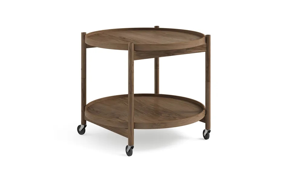 Brdr. Krüger Bølling Tray Table Model 60 Smoke Oak - Smoke Oiled Oak Stand