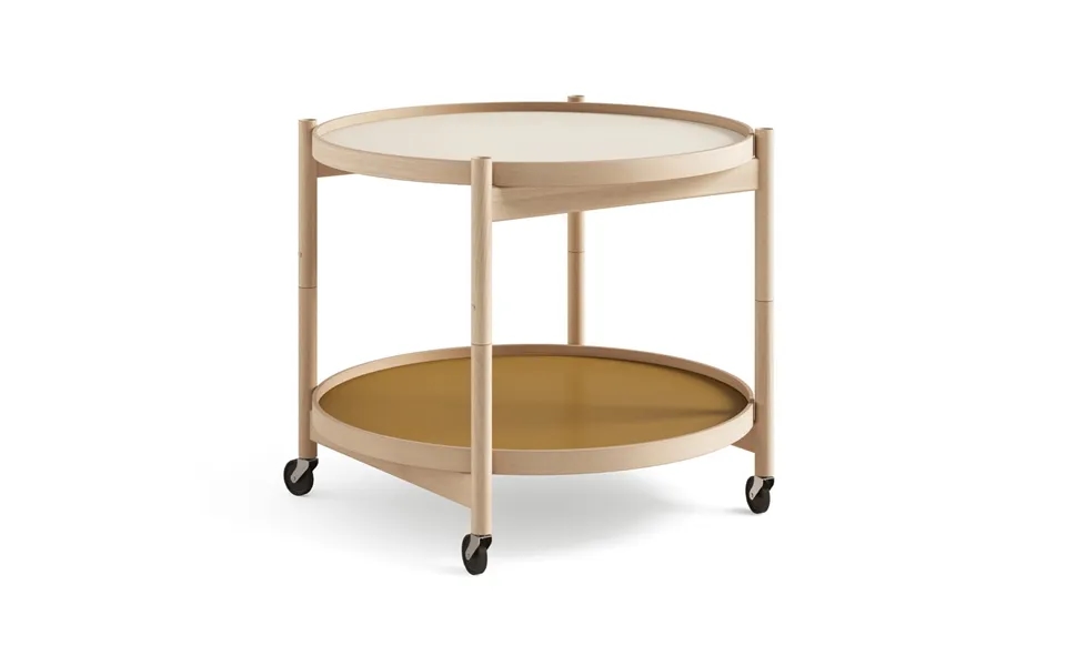 Brdr. Krüger Bølling Tray Table Model 60 Sunny - Oiled Beech Stand